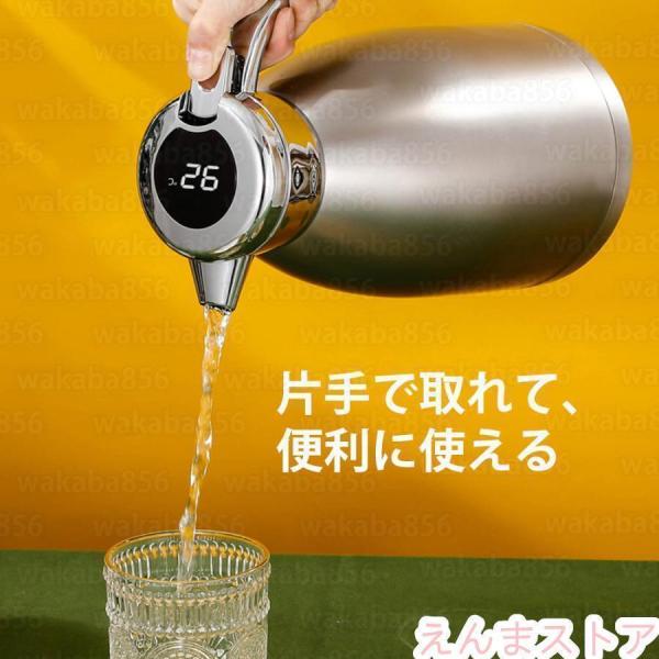 魔法瓶 2.2L保温ポット保温ポット 温度表示 充電不要 おしゃれ 6色選択可能丸洗い可能 キッチン用品 コーヒーポット IPX67防水株式会社錦 卓上ポット 敬老の日_9