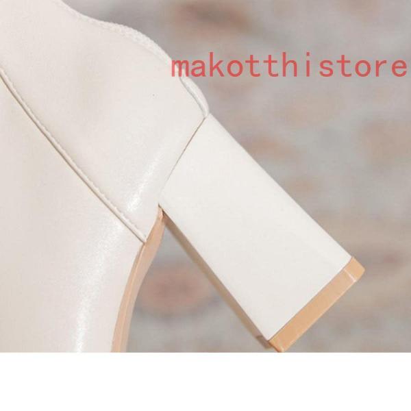 ショートブーツ7センチヒールレディースおしゃれ短ブーツローヒール