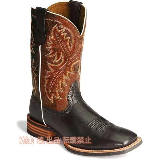 ウエスタンブーツ ウエスタン カントリーダンス カウボーイ 刺繍 ロングブーツ 女性用 本革調 茶色 スエード ブラウン ラウンドトゥ ジョッキーブーツ ウエスタンブーツ ウエスタン カントリーダンス カウボーイ 刺繍