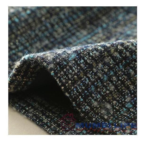 上質素材 大人タイトスカート ツイード 上品 エレガンス 後ろスリット