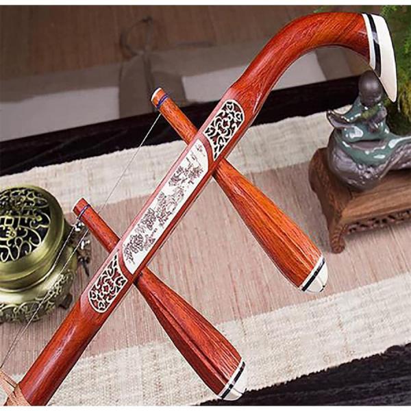 二胡 マホガニー 胡琴 Erhu バイオリンフィドル楽器 株式会社錦初心者二胡セット_5