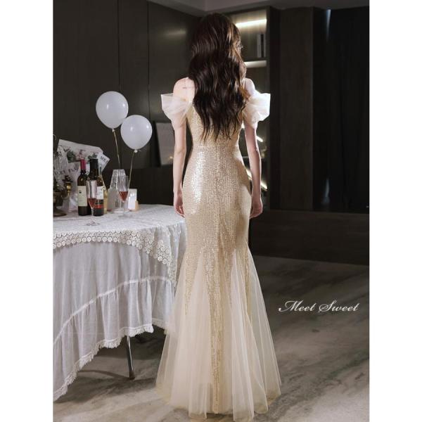 カラードレスファスナーパーティードレスロングドレス株式会社錦結婚式