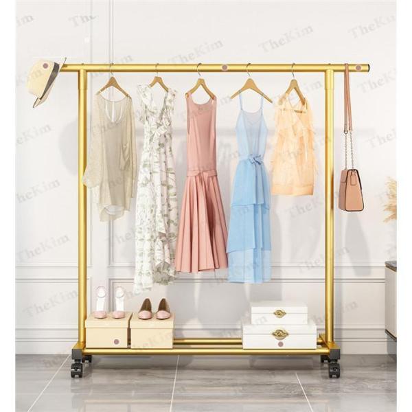 ハンガーラック 頑丈 キャスター付き スリム パイプ ハンガー 室内干し