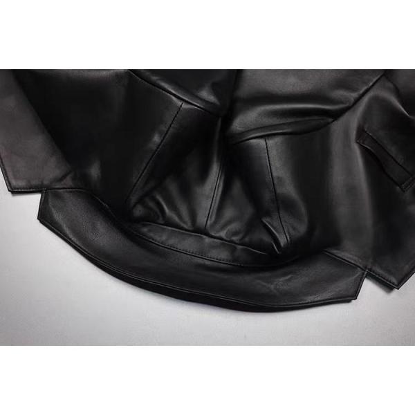 人気新品 ★新品★ブラック★手作り高級羊革 2.0mmメンズスーツ カジュアルビジネスウェア★株式会社錦スリット入りスーツジャケット 新品 ジャケット 高級 羊革 スーツジャケット ブラック 人気新品