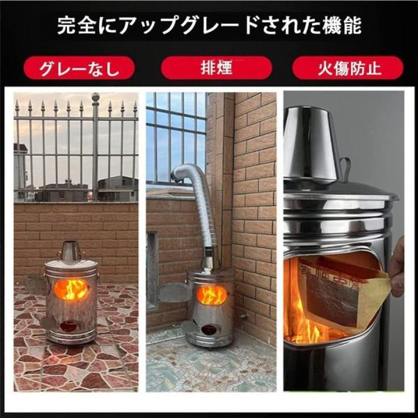 キャンプ ステーキ コンパクト 多機能 調理用コンロホルダー BBQコンロ