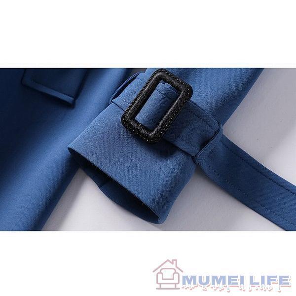 大きいサイズ トレンチコート ブルー トレンチコート スカイブルー