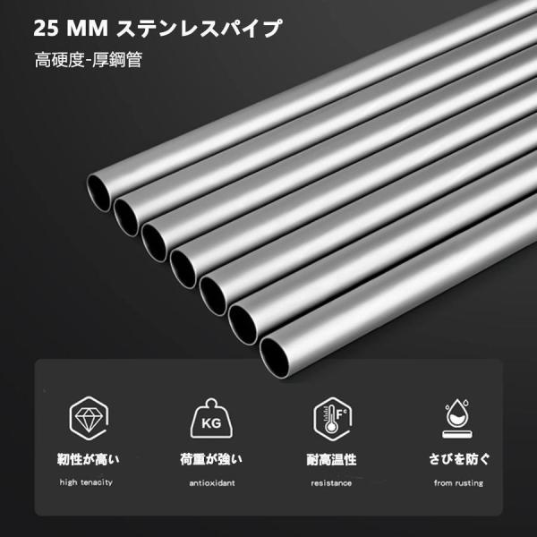 ワードローブ 大容量 キャスター付 ハンガーラック 収納クローゼット ステンレスパイプ径25mm オックスフォード素材 フードハンガー 簡単組立式 移動可能 帽子_3