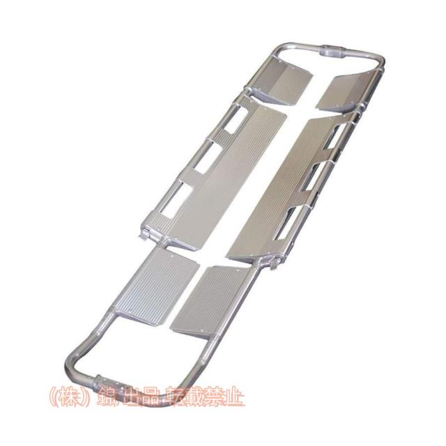 医療用緊急ストレッチャー、アルミニウム合金伸縮式脊椎ボードストレッチャー固定キット軽量スクープタイプの患者移送