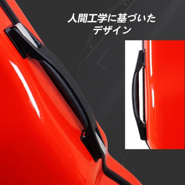 4/4フルサイズバイオリンケース、湿度計内蔵のプロフェッショナルバイオリンケース、ハンドル、アクセサリーバッグ錦ポータブル軽量バイオリンバックパック
