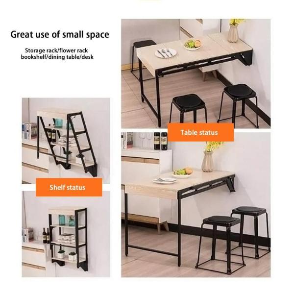 折りたたみダイニングテーブル 万能ドロップリーフダイニングテーブル ロック可 折りたたみダイニングテーブル 万能ドロップリーフダイニングテーブル