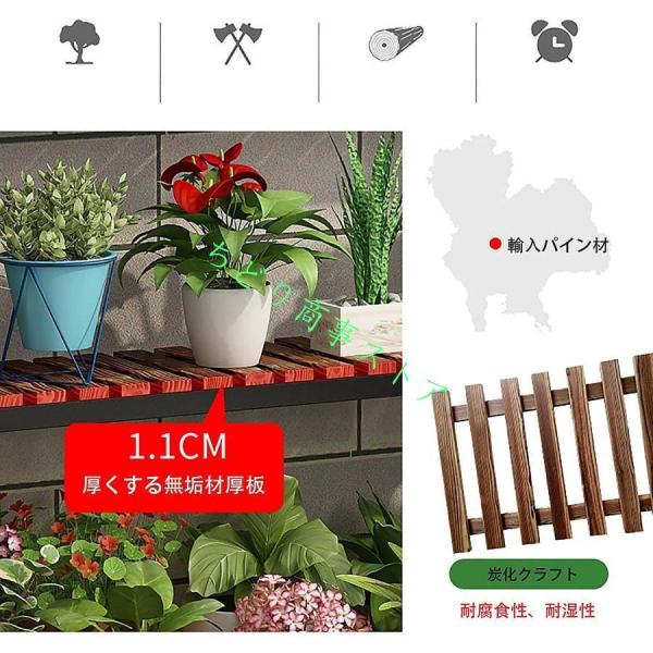 フラワースタンド 観葉植物ラック フラワースタンド 2段 3段 花台、キャスター付き 植物棚 室内 屋外 プランタースタンド錦おしゃれ 錆びない 幅80/100/120cm