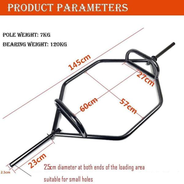 家庭用フィットネス機器直径 2.5cm デッドリフト スクワット バー シャフト、中空リングバー、、家庭用フィットネス機器，バーベルロッド，ウェイトリフティング