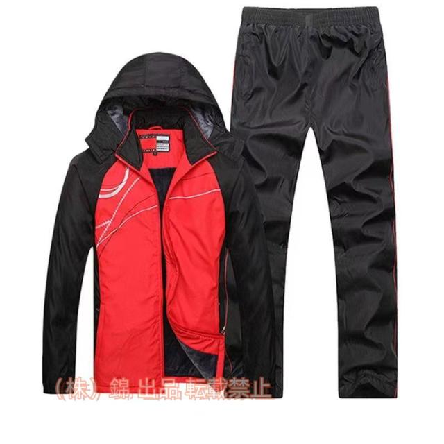 冬服 ウインドブレーカー 上下 メンズ 裏起毛 トレーニングウェア 冬用 セットアップ 裏フリース スポーツ 株式会社錦暖かい ロングパンツ 防寒着 上下セット