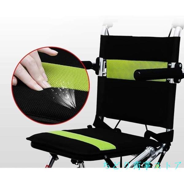 車椅子、折りたたみ式運搬用車椅子、人間工学に基づいたシートと