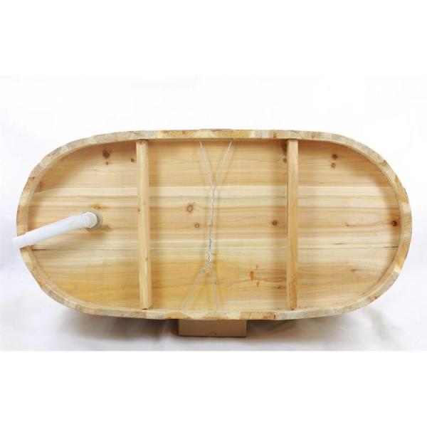 品質保証 厚い　シャワーバケツ　木製　美容院　お風呂　成人　風呂バケツ　サウナ　家庭用　シャワー DW-438 特売！実用品☆品質保証！ 厚い シャワーバケツ 木製 美容院 お風呂