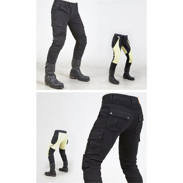 バイクパンツ メッシュ デニムパンツ バイク レーシング オートバイ