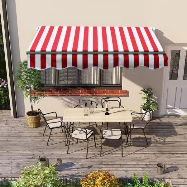 手動ひさしオーニングテント、防水およびUV伸縮式オーニングテント