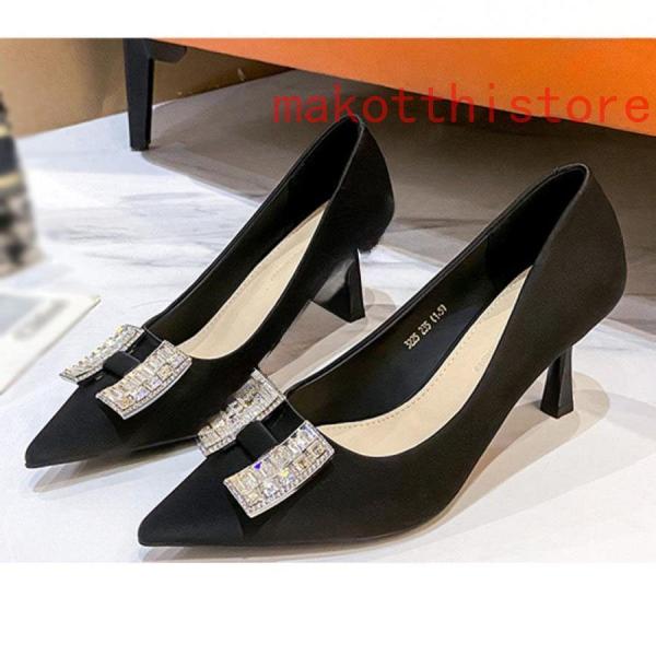 7cmヒール美脚パンプスエナメルハイヒールピンヒールスエード