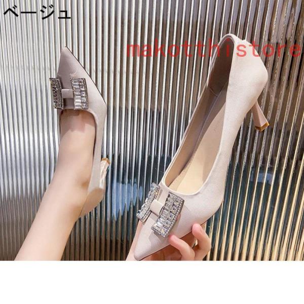 7cmヒール美脚パンプスエナメルハイヒールピンヒールスエード