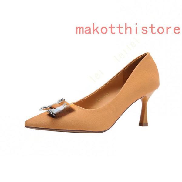 7cmヒール美脚パンプスエナメルハイヒールピンヒールスエード