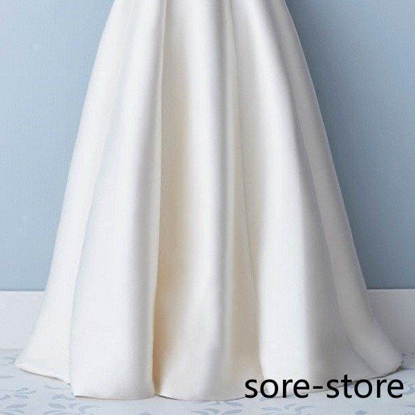 ウェディングドレスウェディングドレス白パーティードレスレース株式