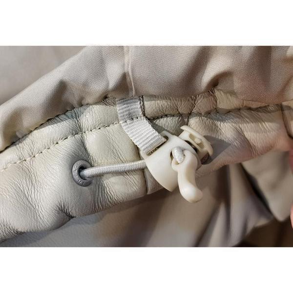 ダウンジャケット シープスキンカーハイドパッチワーク羊革 レザー