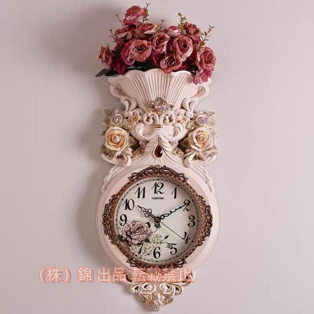 壁掛け時計 ヨーロッパ 柱時計 応接間 時計 家庭用 静音時計 おしゃれ