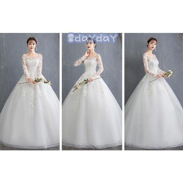 ウェディングドレス株式会社錦 結婚式 花嫁 プリンセスドレス 白ドレス