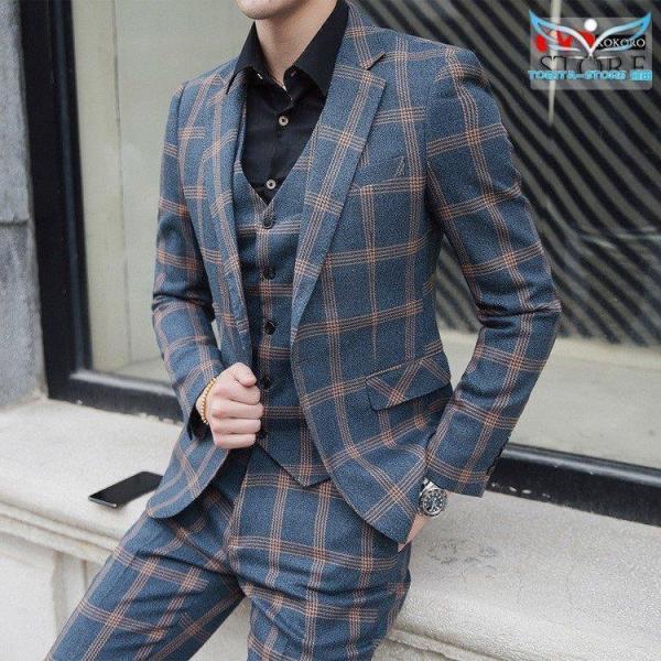 スーツ メンズ 3ピース (XL,4XL,5XL)スリーピース ビジネス スーツ スリーピーススーツ メンズ 3ピース ビジネススーツ