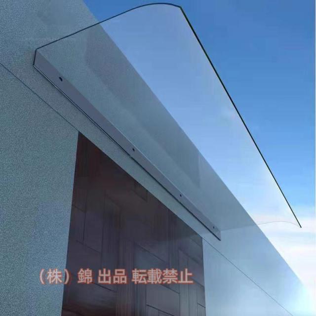 雨よけひさし屋根後付けベランダ屋根，40/50cm雨よけ屋根テラスなどに設置可能3mm厚防水能力錦屋外用雨どい庇窓屋根玄関用雨よけひさし(Color: