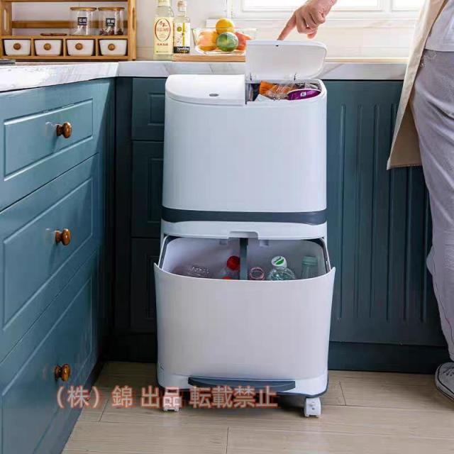ゴミ箱　おしゃれ 分別ごみ箱 分別2段 省スペース 45リットル 大容量 ゴミ箱 おしゃれ 分別ごみ箱 分別2段 省スペース 45リットル 大容量