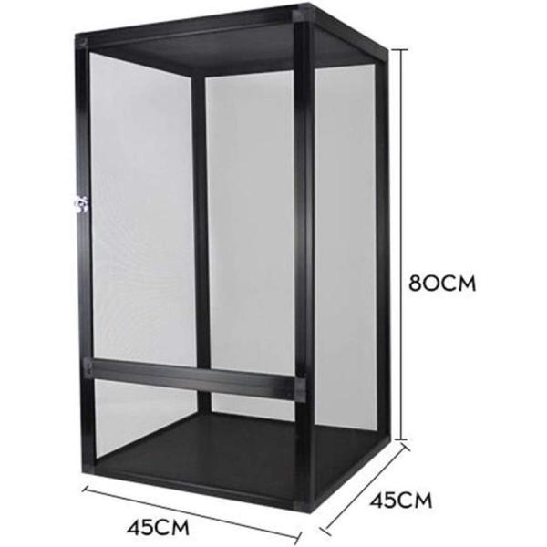ケージ 爬虫類 飼育ケージ カメレオン ボックス 32x32x46cm 45x45x80cm