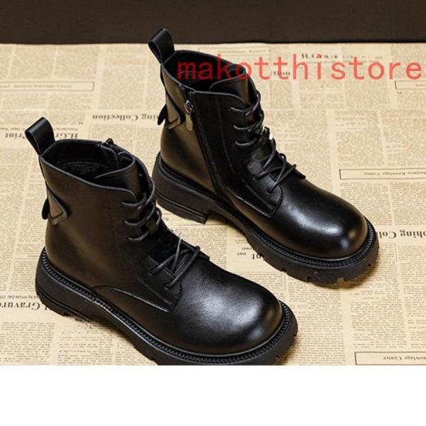 レースアップブーツ牛革黒編み上げブーツ柔らかいソール袴用着やすいレディースサイドファスナー低ヒールブーツ株式会社錦レディースブーツワークブーツ レースアップブーツ牛革黒編み上げブーツ柔らかいソール袴用着やすい