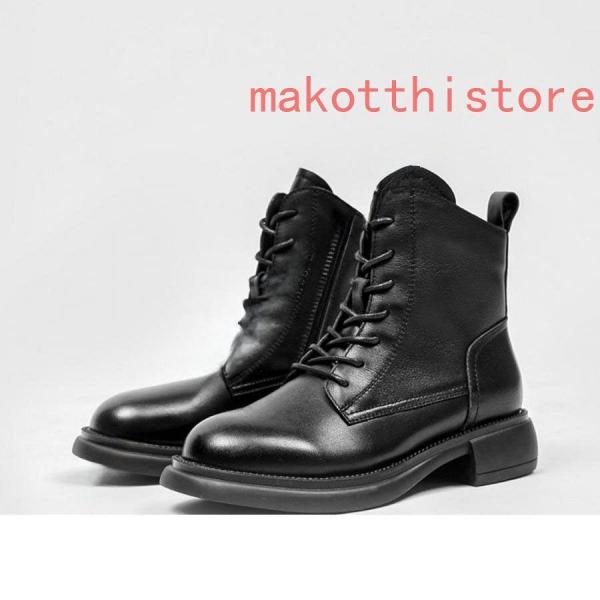 ショートブーツ編み上げレースアップブーツ春ブーツワイズ3E幅広ワーク
