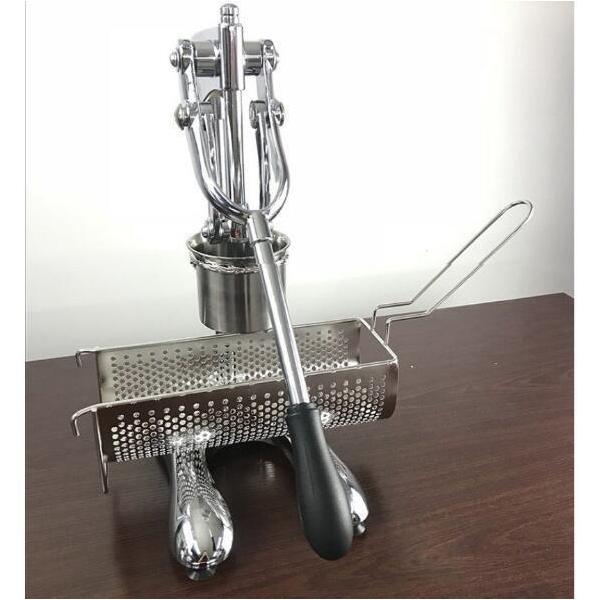 【食品機器】超長フライドポテト作り器 ロングサイズポテトポテトバスケット30cm ポテト押出機 商用 店舗用株式会社錦 業務用 家庭用 揚げ機械 おすすめ_1
