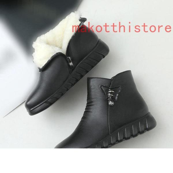 ムートンブーツ スノーブーツ 歩きやすい レディース 裏ボアショート