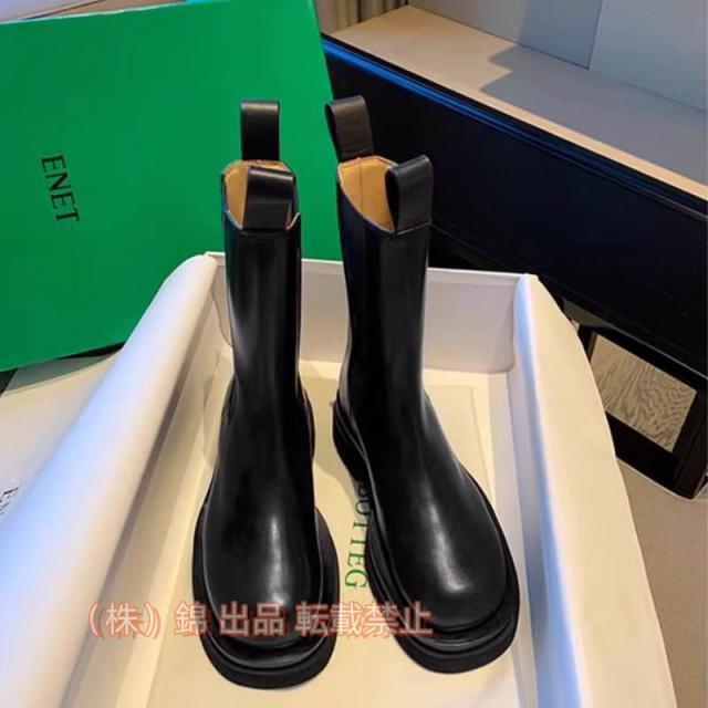 エンジニアブーツ 歩きやすい ストレッチ サイドゴア ショートブーツ 長め 厚底ブーツ レディース 厚底 ラウンドトゥ  錦ストレッチブーツ チェルシーブーツ靴