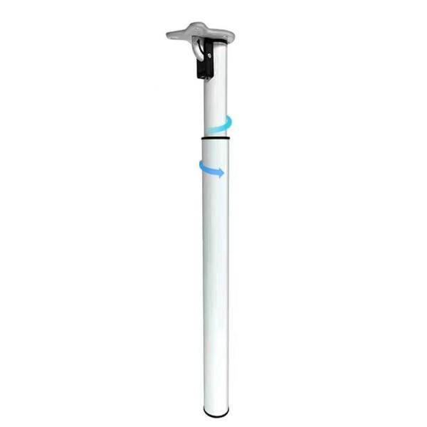 110cm テーブル脚 狭いスペース ( 小さなテーブル 60mm ? 株式会社錦金属鋼の折りたたみ式の足 ホワイト/ブラック/シルバー バーテーブル用_2