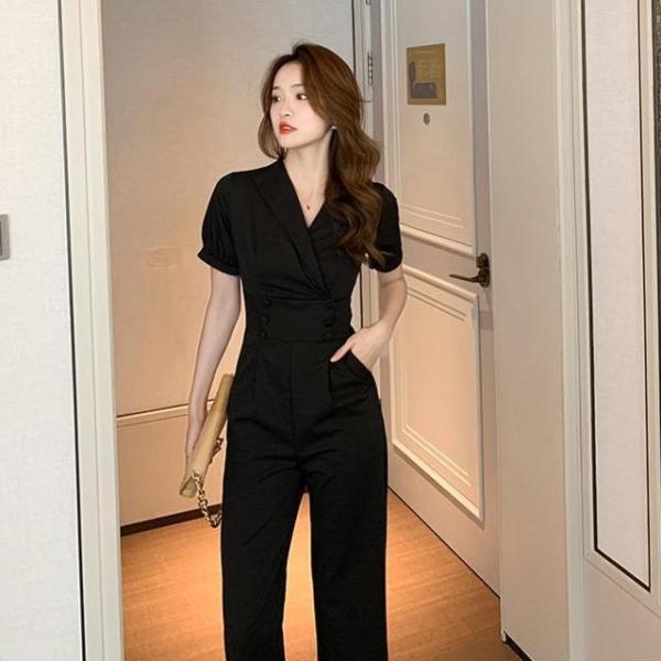 オールインワンジャンプスーツパーティードレスかっこいいパンツドレス