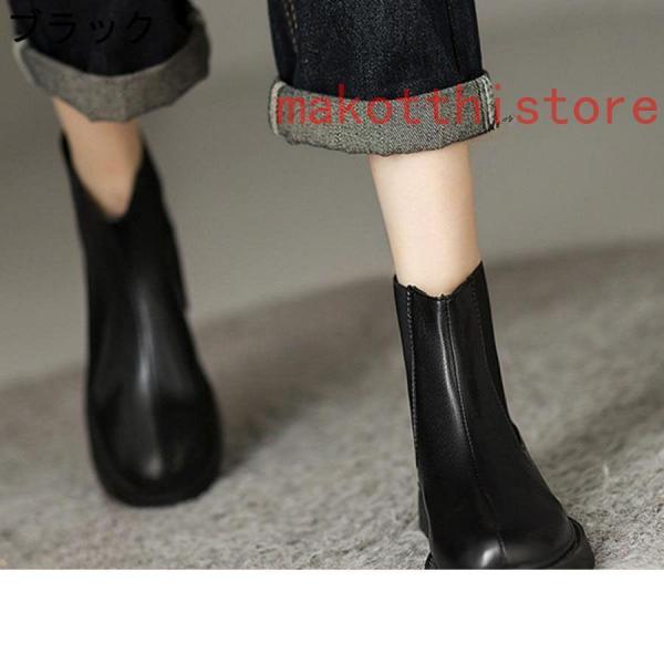 エンジニアブーツ 歩きやすい ストレッチ サイドゴア ショートブーツ