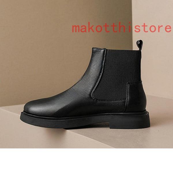 エンジニアブーツ 歩きやすい ストレッチ サイドゴア ショートブーツ