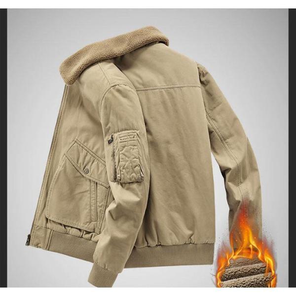 ボアジャケット ジャケット メンズ コート 裏起毛 ミリタリー