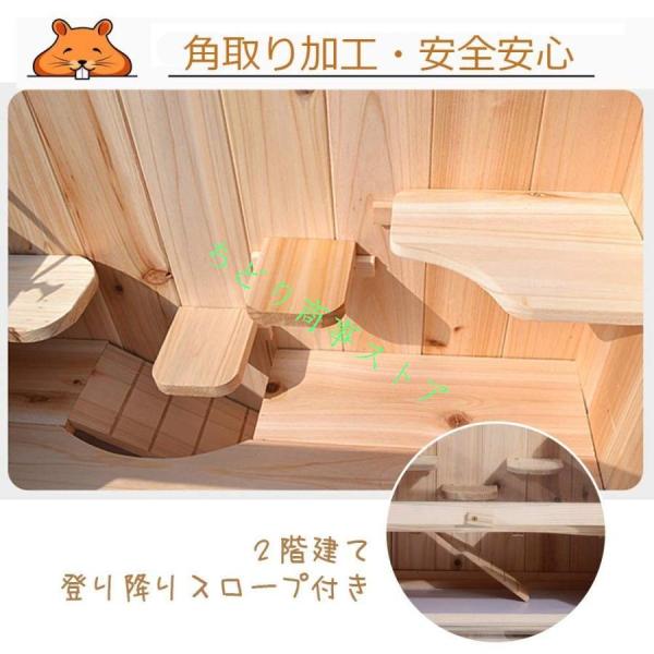 小動物 飼育 ケージ 大型 ハムスター ゲージ 60 ハリネズミ デグー チンチラ 株式会社錦 フェレット 木製_2