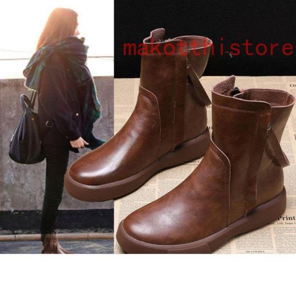 ブーツ レディース エンジニアブーツ レディース ショート ブラック ショートブーツ 幅広 履き口 エンジニア ゆったり 錦甲高 フラット 大きいサイズ 黒 厚底