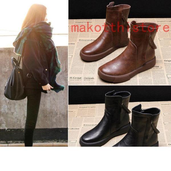 ブーツ レディース エンジニアブーツ レディース ショート ブラック ショートブーツ 幅広 履き口 エンジニア ゆったり 錦甲高 フラット 大きいサイズ 黒 厚底