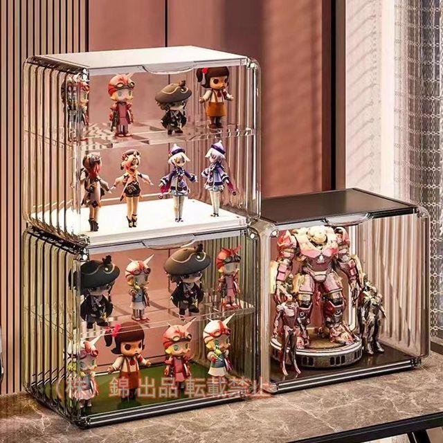 アクリル ディスプレイケース フィギュアケース 三段ステージ