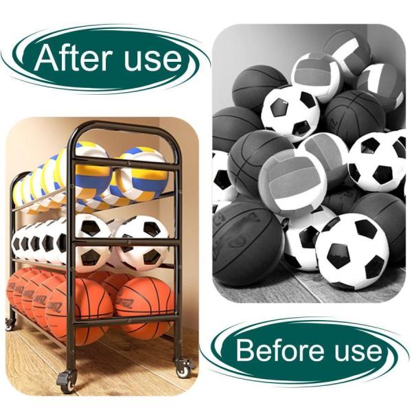 エクササイズボール収納スタンドアップボールラックバスケットボール