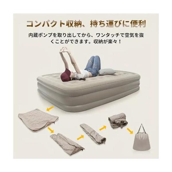 内蔵ギャング付き電動エアベッド、シングル/ツイン、PVC，株式会社錦