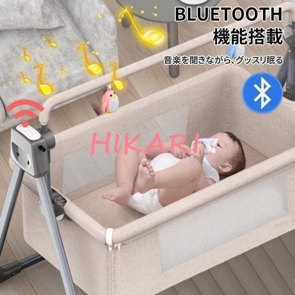 電動スイング 赤ちゃん 品質 ベビーベッド ベビーラック 電動 