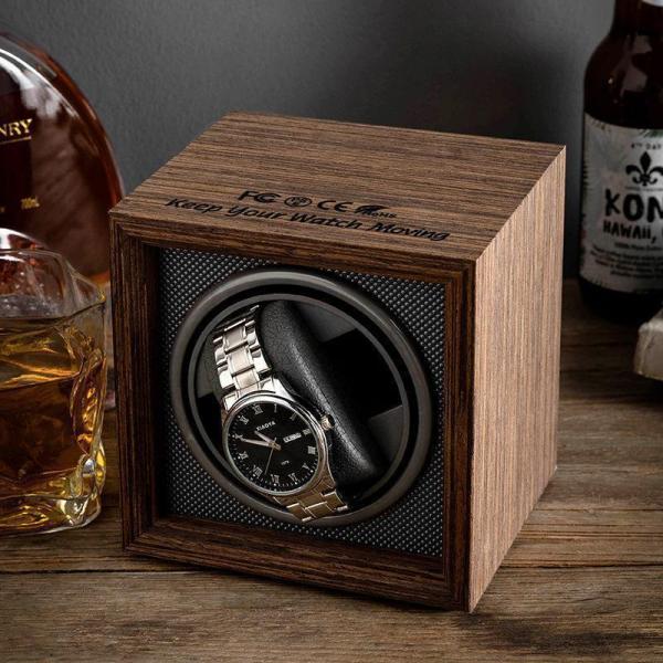 Lukdof 時計収納ケース ウッド調 Lukdof 時計収納ケース ウッド調 時計ケース 高級 6本 木製 腕時計